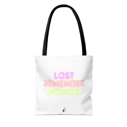 Tote Bag: Dragons White