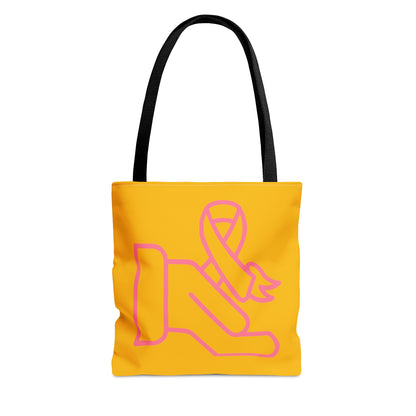 Tote Bag: Fight Cancer Yellow