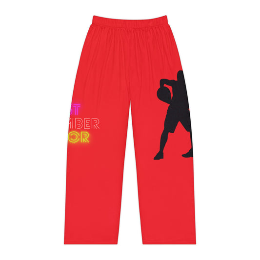 Women's Pajama Pants: Basketball Red