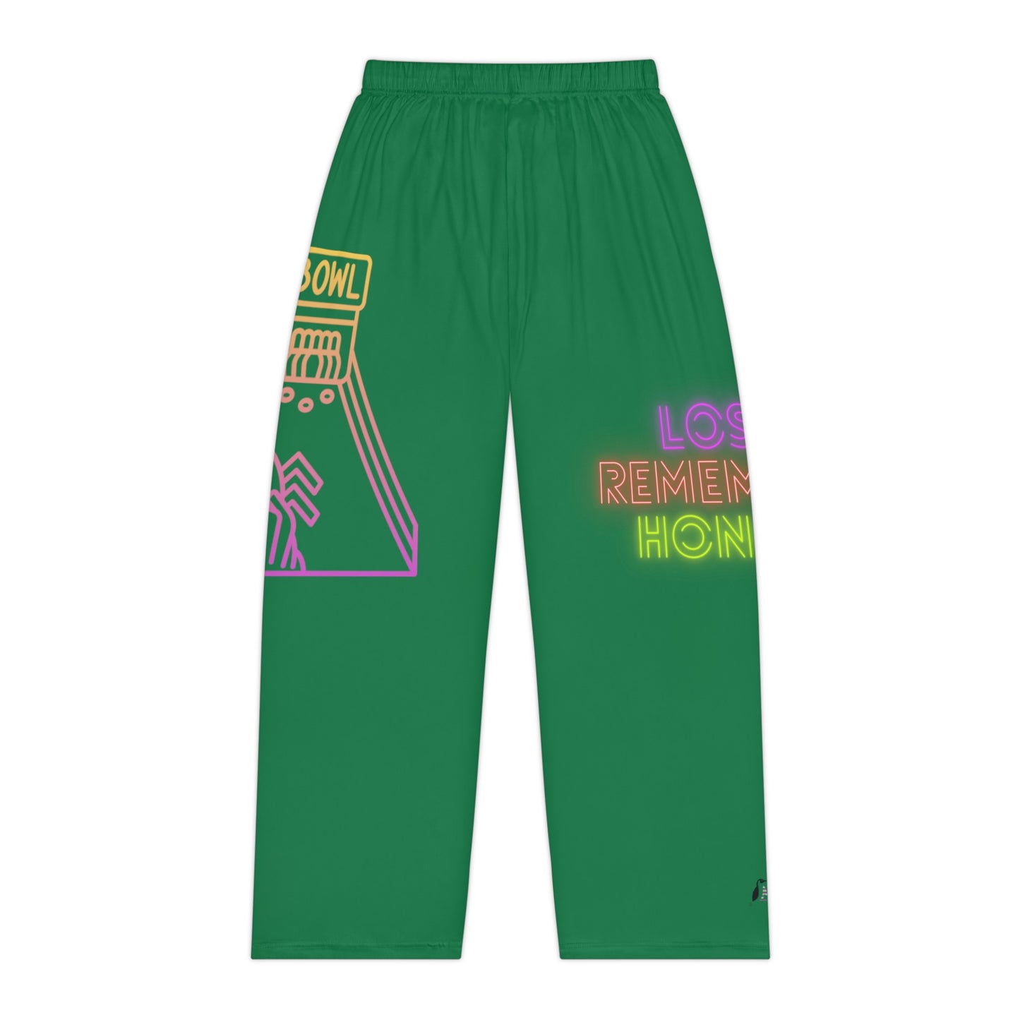 Women's Pajama Pants: Bowling Dark Green