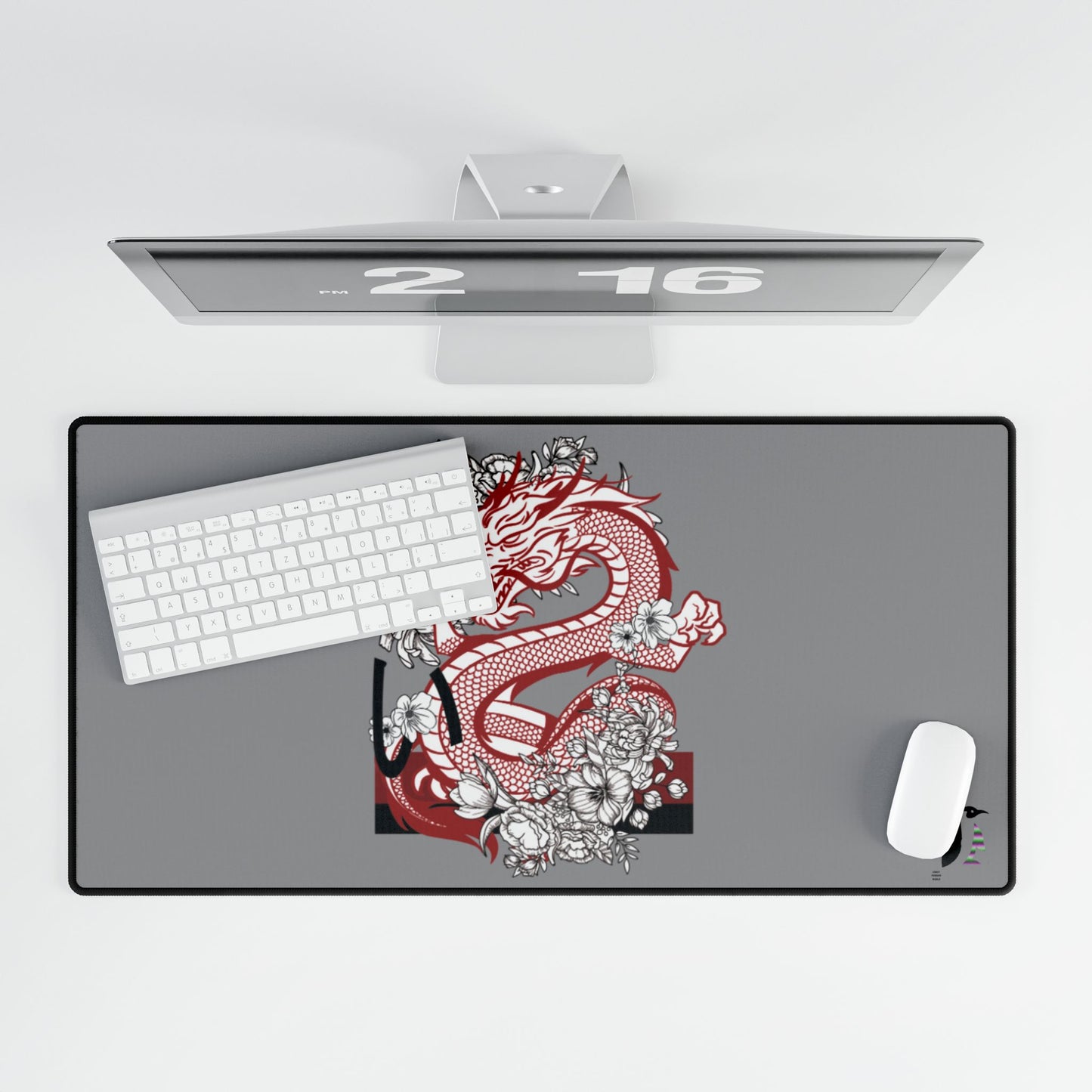 Desk Mats: Dragons Grey