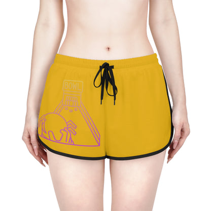 Women's Relaxed Shorts: Bowling Yellow