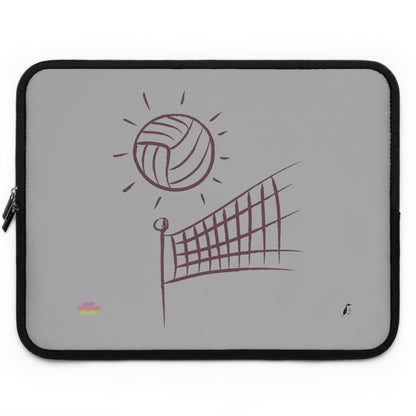 Laptop Sleeve: Volleyball Lite Grey