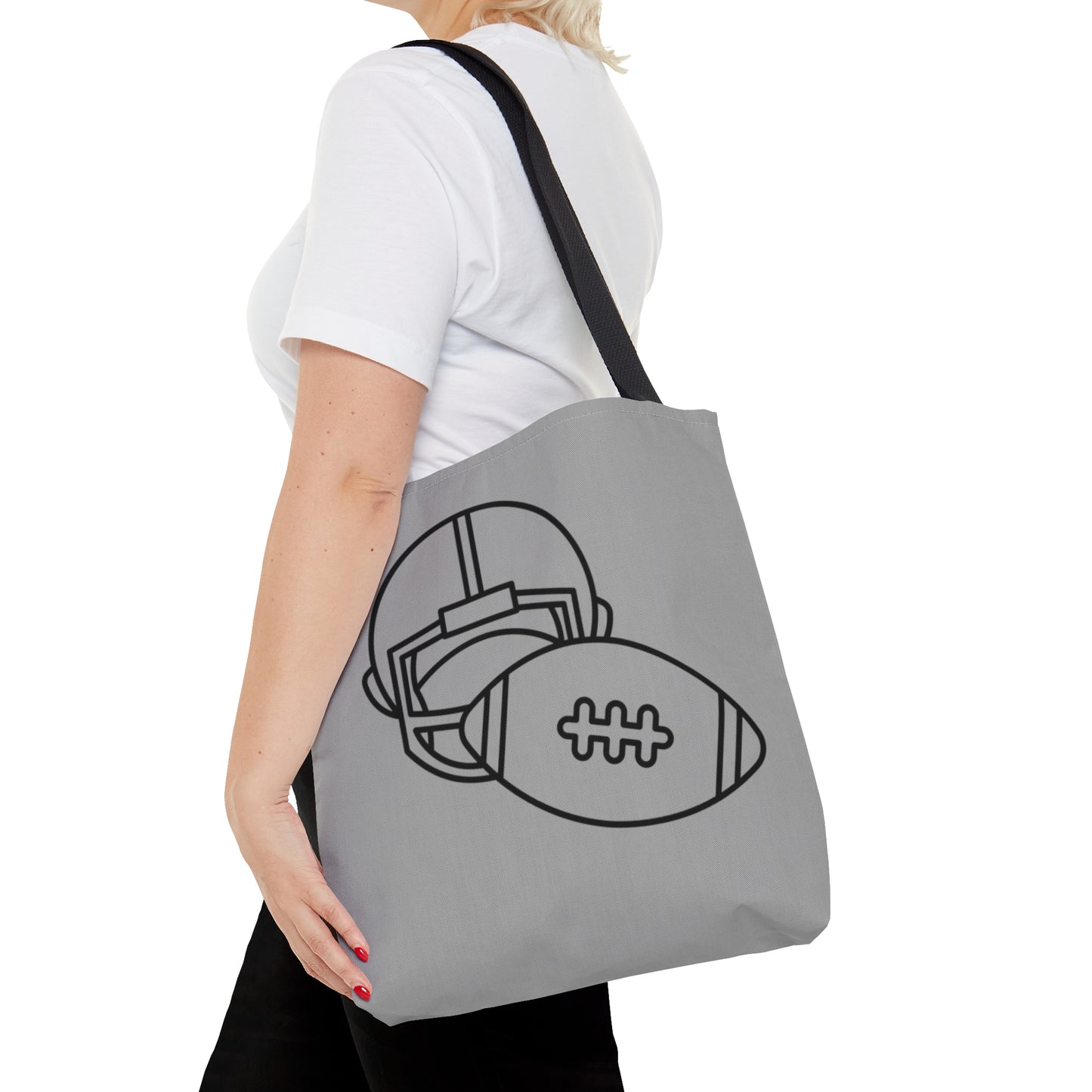 Tote Bag: Football Lite Grey