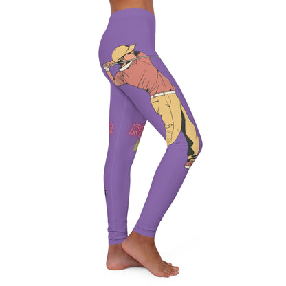 Women's Spandex Leggings: Golf Lite Purple