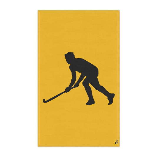 Kitchen Towel: Hockey Yellow