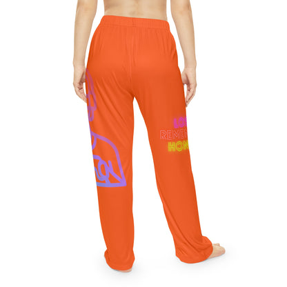 Women's Pajama Pants: Gaming Orange