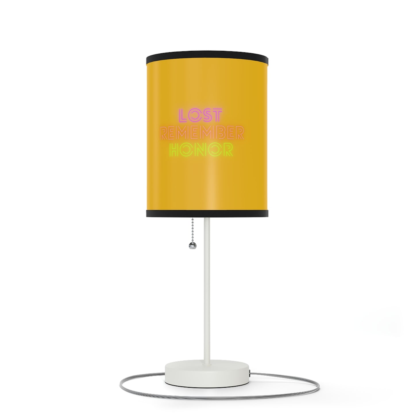 Lamp on a Stand, US|CA plug: LGBTQ Pride Yellow