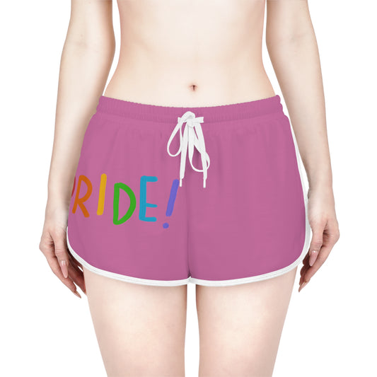 Women's Relaxed Shorts: LGBTQ Pride Lite Pink