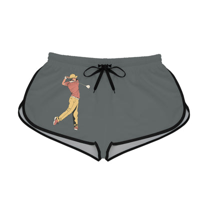 Women's Relaxed Shorts: Golf Dark Grey