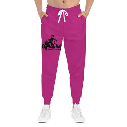 Athletic Joggers: Racing Pink