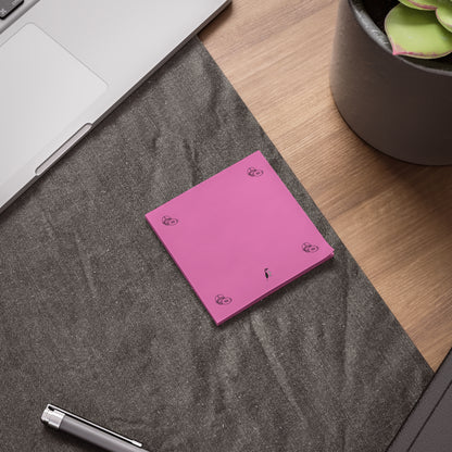 Post-it® Note Pads: Football Lite Pink