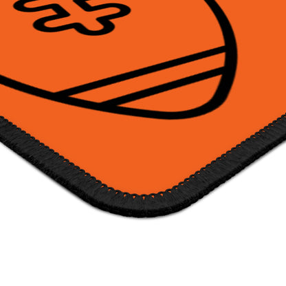 Gaming Mouse Pad: Football Orange