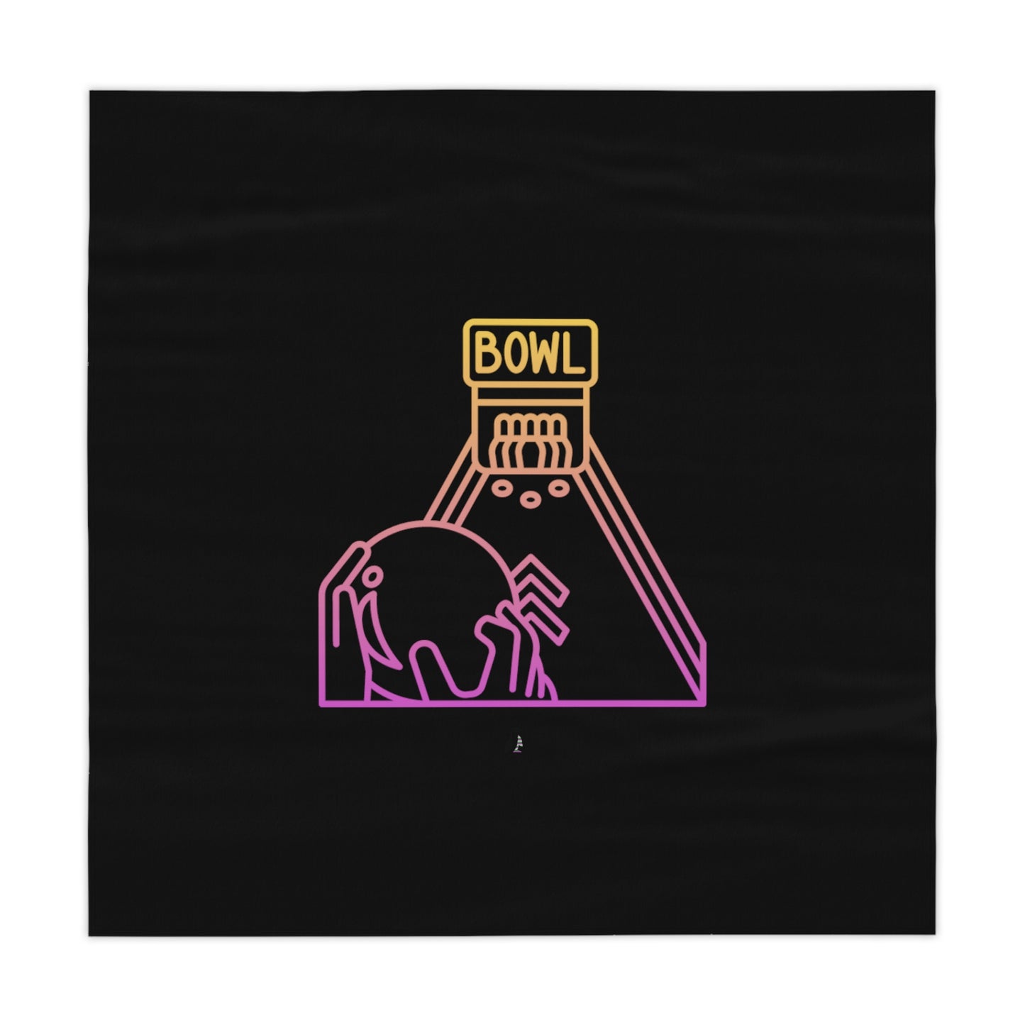 Tablecloth: Bowling Black