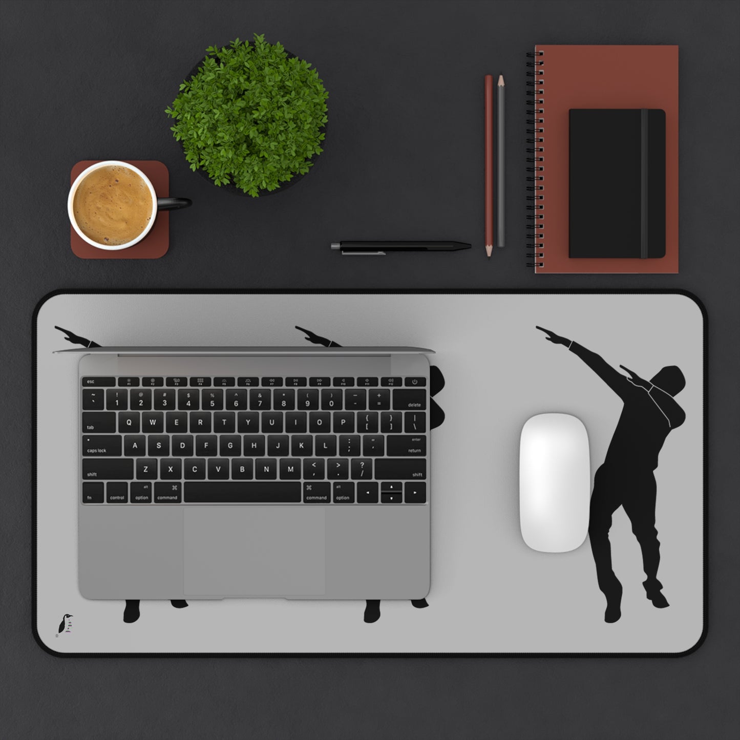 Desk Mat: Dance Lite Grey