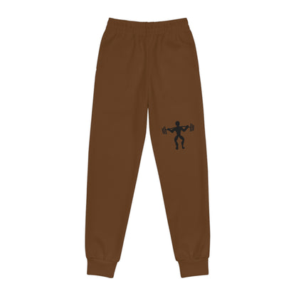 Youth Joggers: Weightlifting Brown