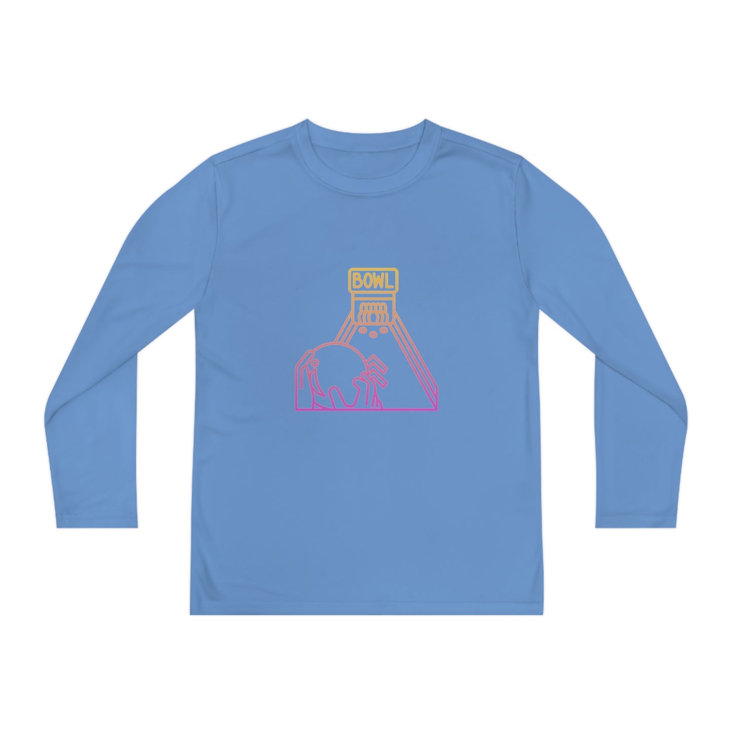 Youth Long Sleeve Competitor Tee: Bowling 