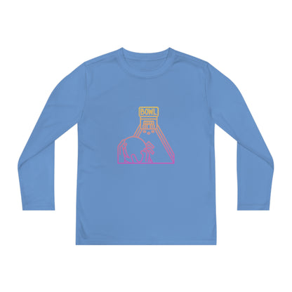 Youth Long Sleeve Competitor Tee: Bowling 