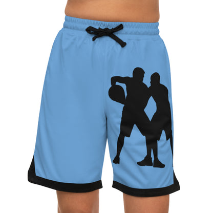 Basketball Rib Shorts: Basketball Lite Blue