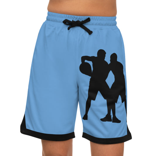 Basketball Rib Shorts: Basketball Lite Blue