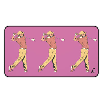 Desk Mat: Golf Lite Pink