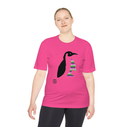 Moisture Wicking Tee: Crazy Penguin World Logo #3