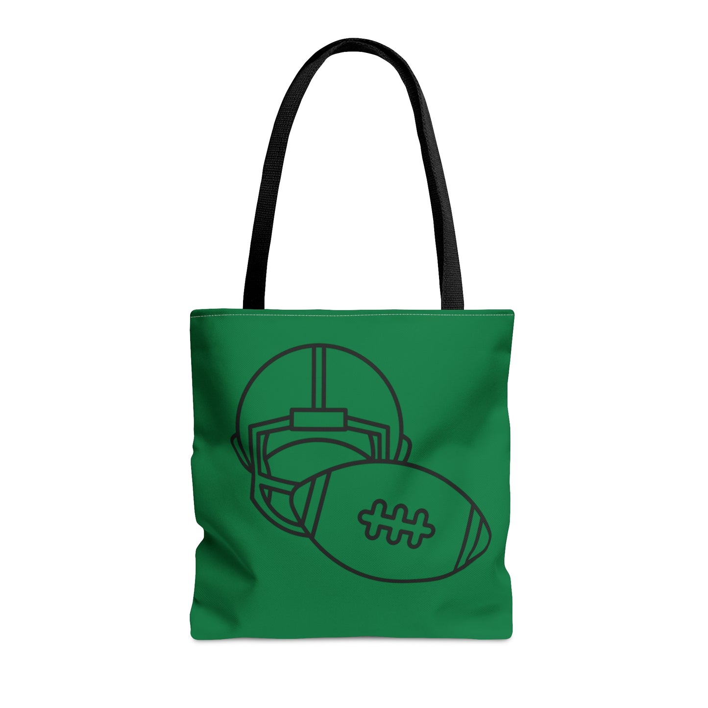 Tote Bag: Football Dark Green