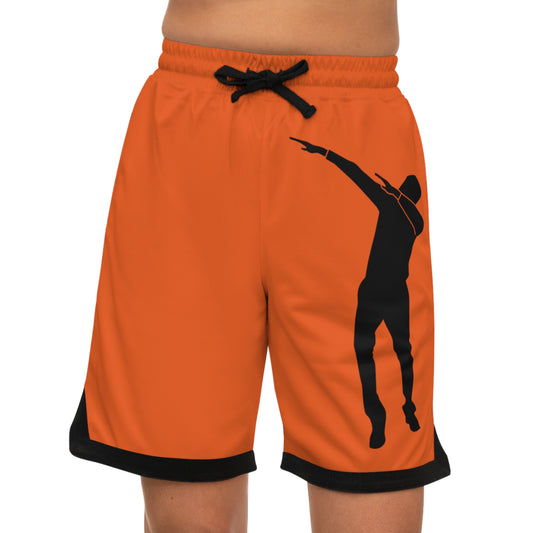 Basketball Rib Shorts: Dance Orange