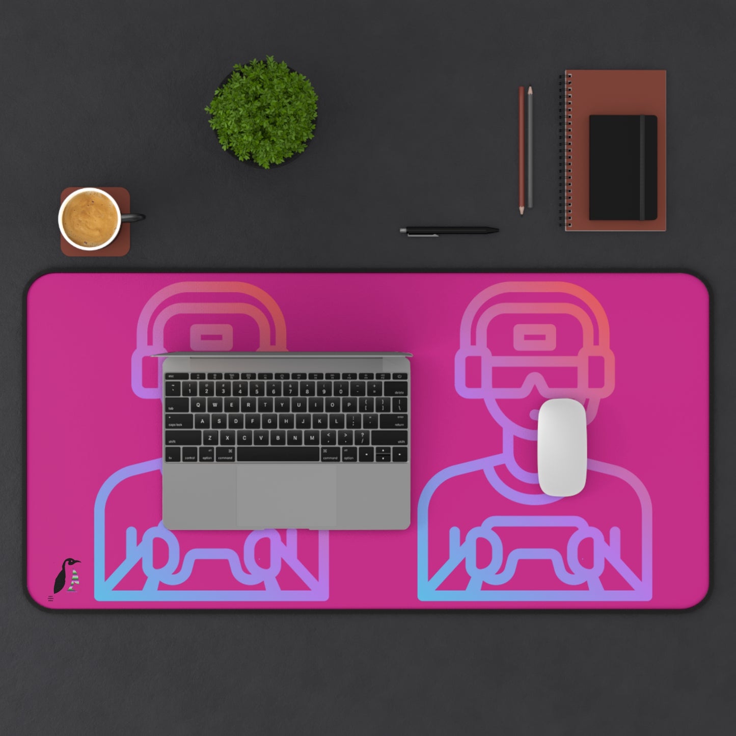 Desk Mat: Gaming Pink