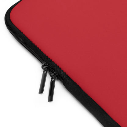 Laptop Sleeve: Hockey Dark Red