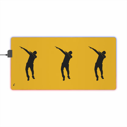 LED Gaming Mouse Pad: Dance Yellow