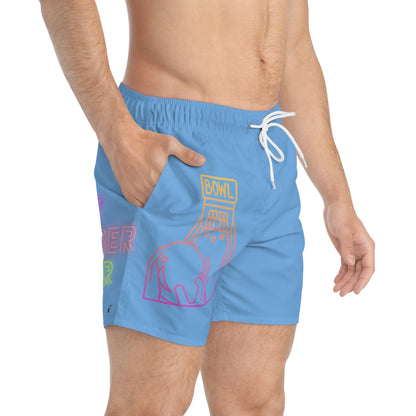 Swim Trunks: Bowling Lite Blue