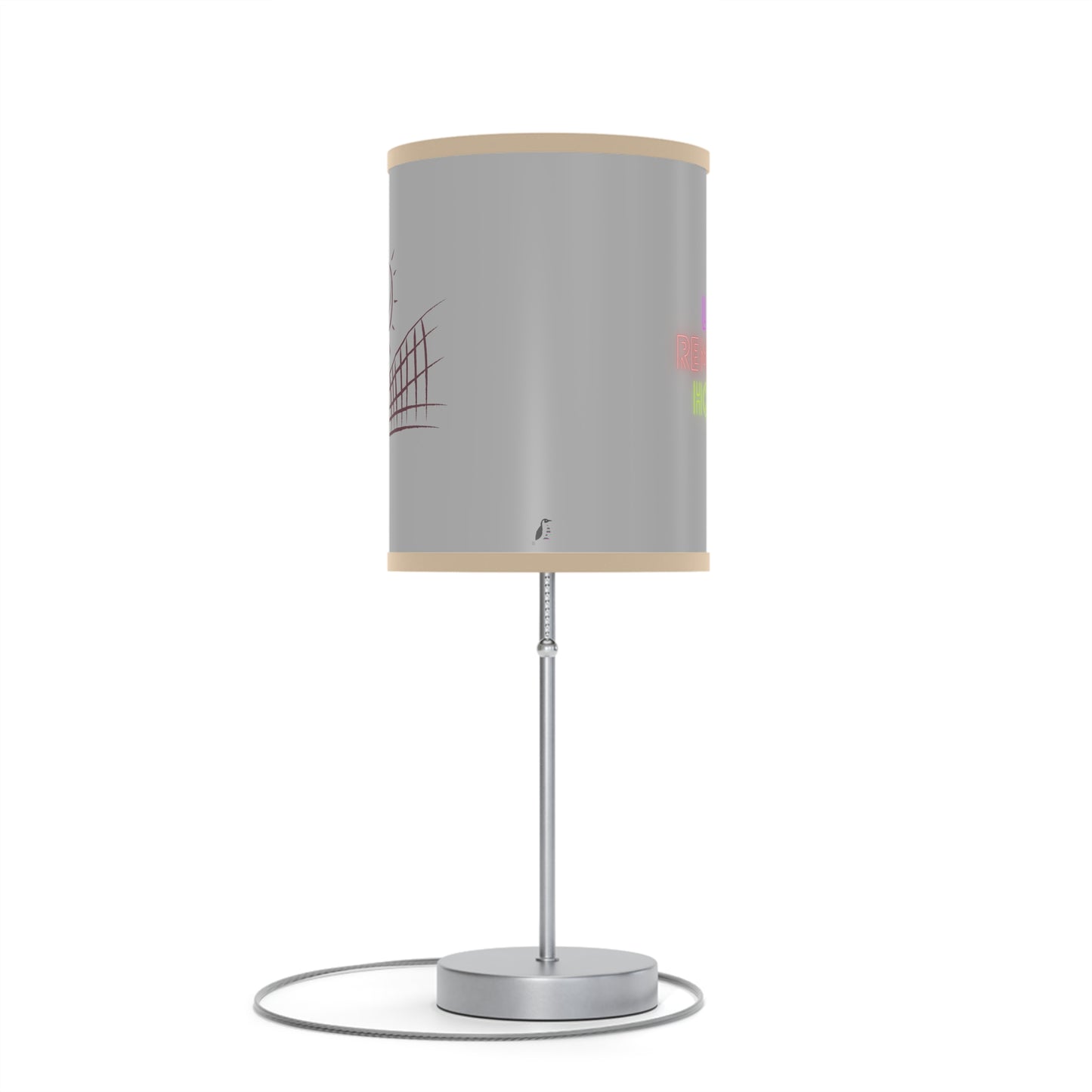 Lamp on a Stand, US|CA plug: Volleyball Lite Grey