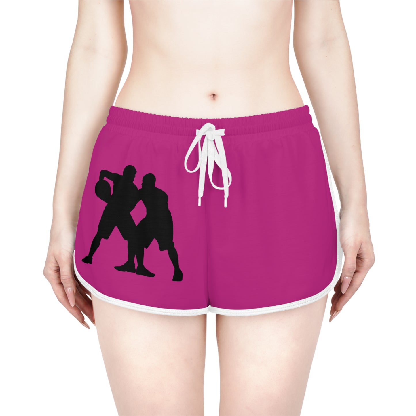 Women's Relaxed Shorts: Basketball Pink