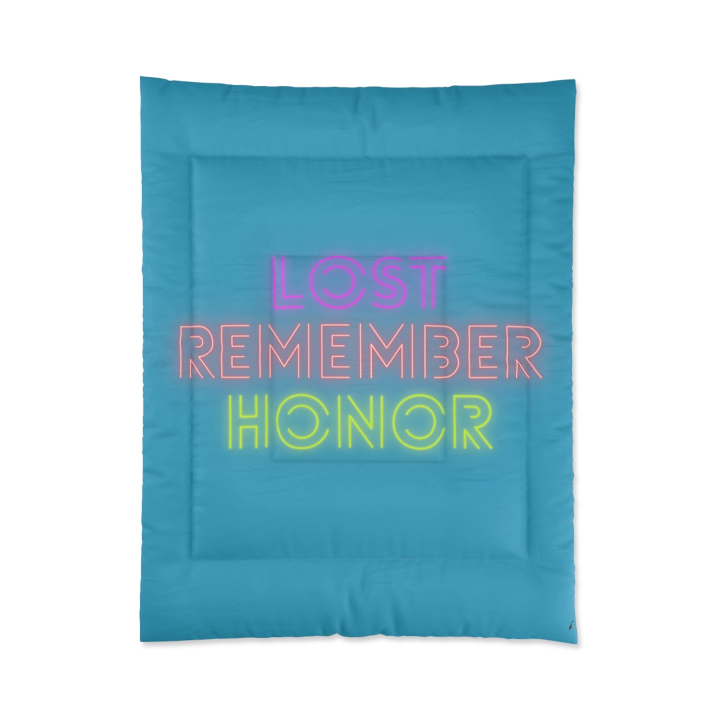 Comforter: Lost Remember Honor Turquoise