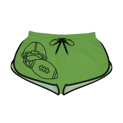 Women's Relaxed Shorts: Football Green