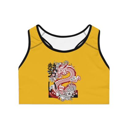 Sports Bra: Dragons Yellow