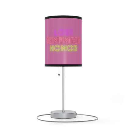 Lamp on a Stand, US|CA plug: Weightlifting Lite Pink