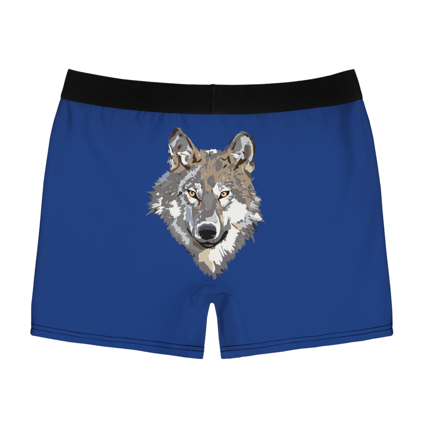 Men's Boxer Briefs: Wolves Dark Blue