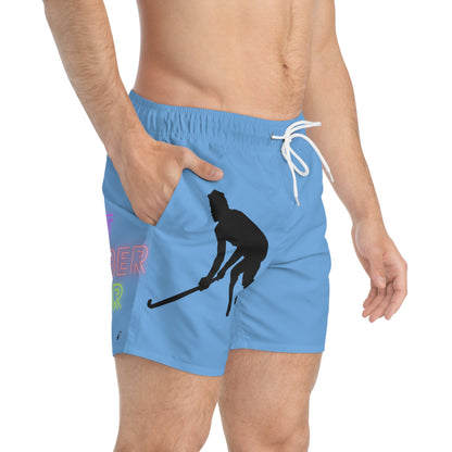 Swim Trunks: Hockey Lite Blue