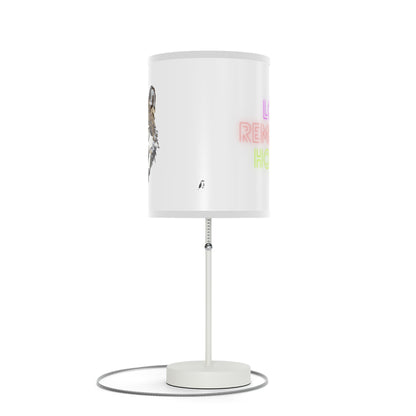 Lamp on a Stand, US|CA plug: Wolves White