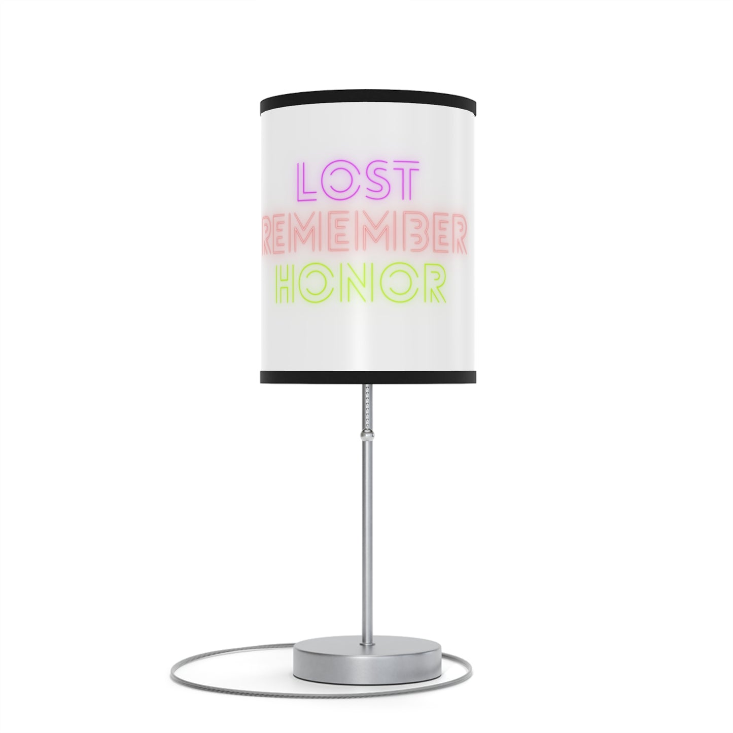 Lamp on a Stand, US|CA plug: Lost Remember Honor White 