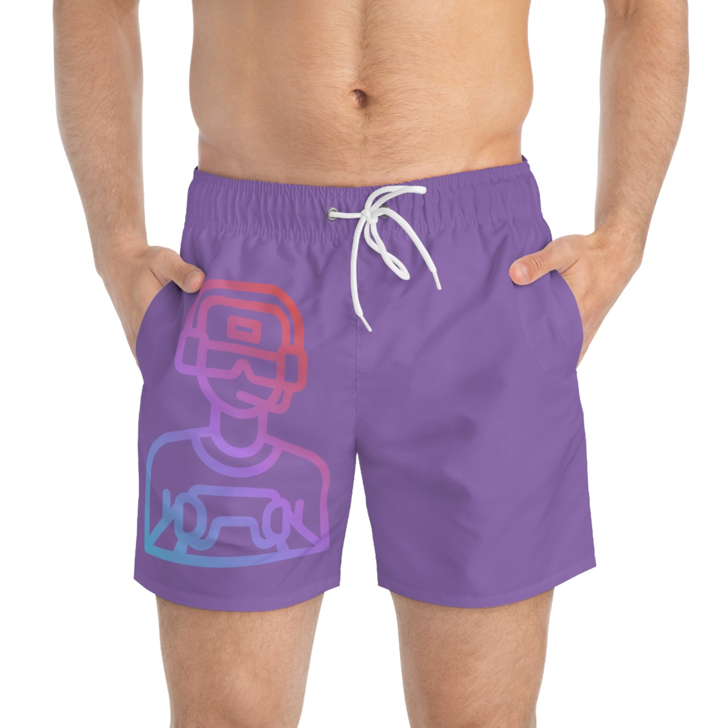 Swim Trunks: Gaming Lite Purple