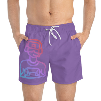 Swim Trunks: Gaming Lite Purple