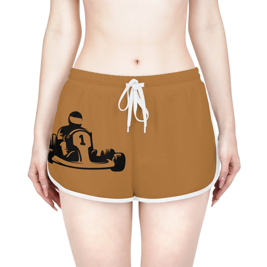 Women's Relaxed Shorts: Racing Lite Brown