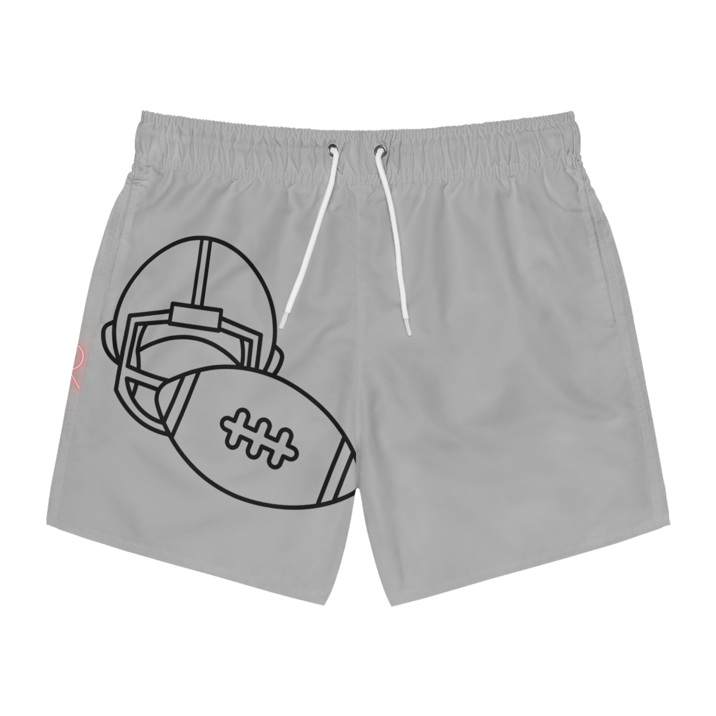 Swim Trunks: Football Lite Grey