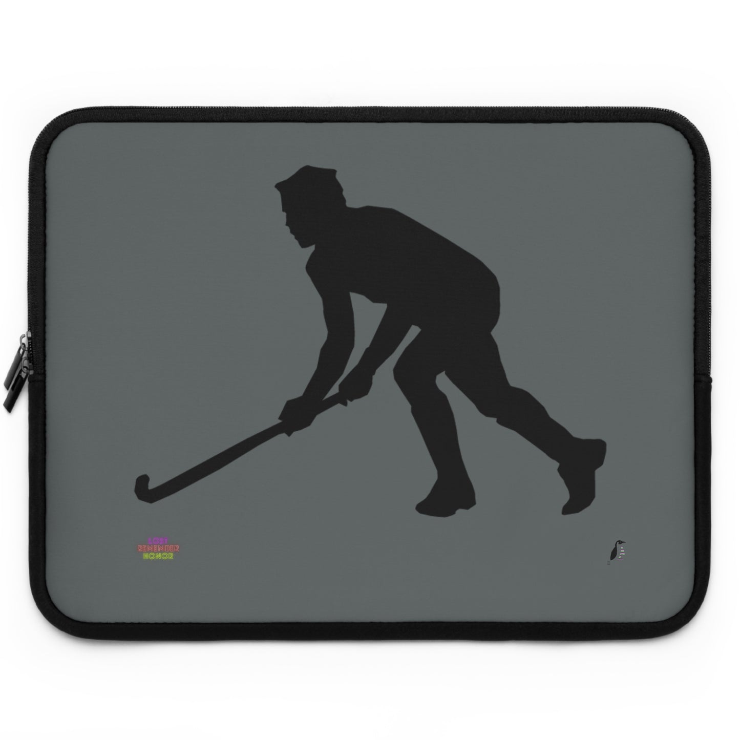 Laptop Sleeve: Hockey Dark Grey