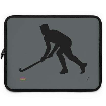 Laptop Sleeve: Hockey Dark Grey