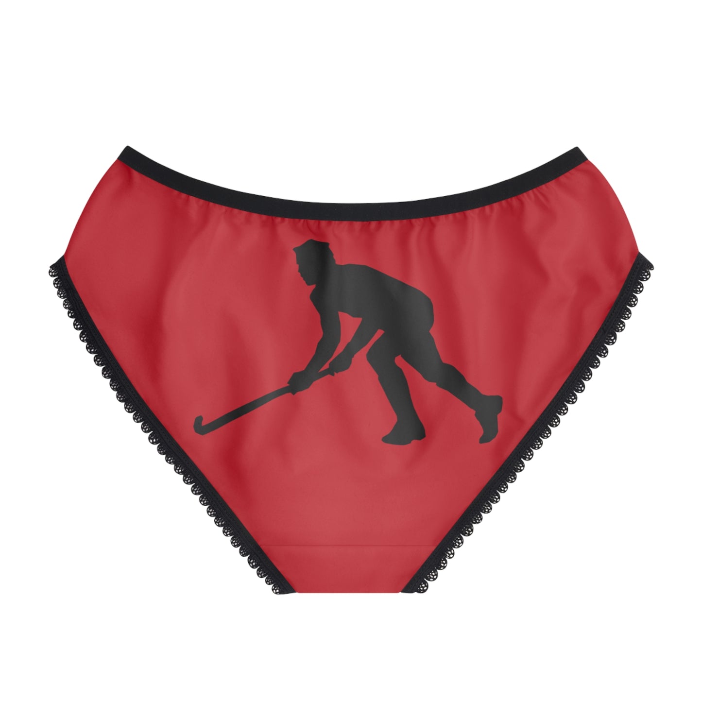 Women's Briefs: Hockey Dark Red