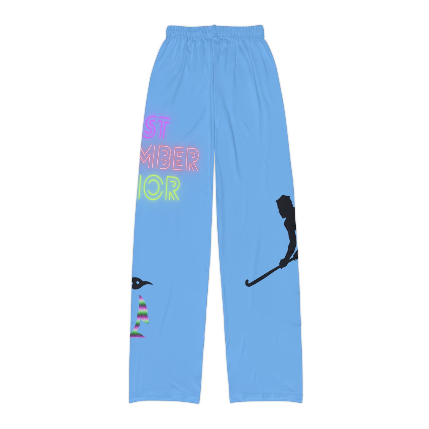 Kids Pajama Pants: Hockey Lite Blue